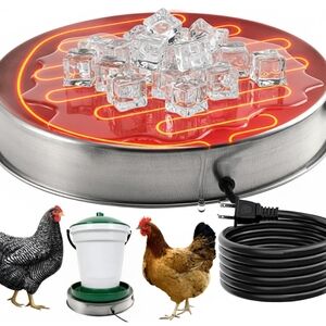 Electric Poultry Heater Base 110W 2pk